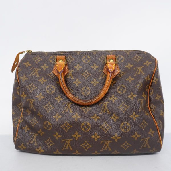 1240001048962 18 Louis Vuitton Speedy 30 Monogram Handbag Brown