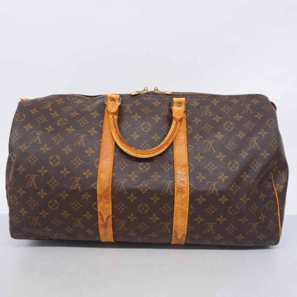 1240001048963 18 Louis Vuitton Keepall 50 Monogram Bag Brown