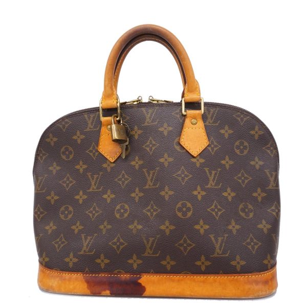 1240001048975 1 Louis Vuitton Alma Monogram Handbag Brown