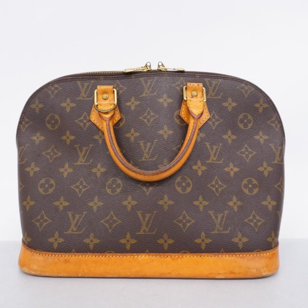 1240001048975 14 Louis Vuitton Alma Monogram Handbag Brown