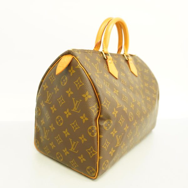 1240001048987 2 Louis Vuitton Speedy 35 Monogram Handbag Brown