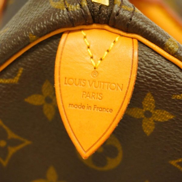 1240001048987 5 Louis Vuitton Speedy 35 Monogram Handbag Brown