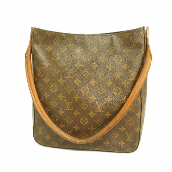 1240001048994 1 Louis Vuitton Looping Gm Monogram Shoulder Bag Brown