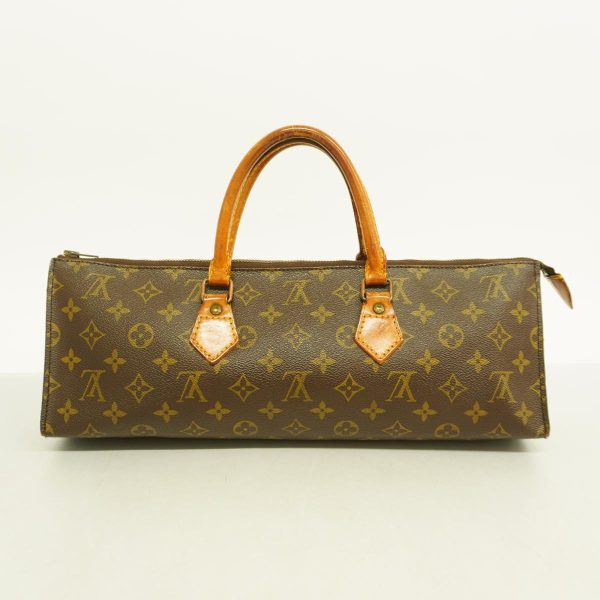 1240001049010 18 Louis Vuitton Sac Triangle Monogram Handbag Brown