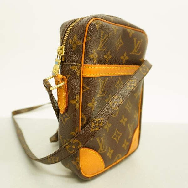 1240001049013 2 Louis Vuitton Danube Monogram Shoulder Bag Brown