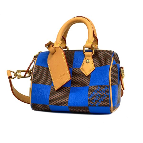 1240001049020 1 Louis Vuitton Damier Pop Speedy Bandouliere 18 Two Way Bag