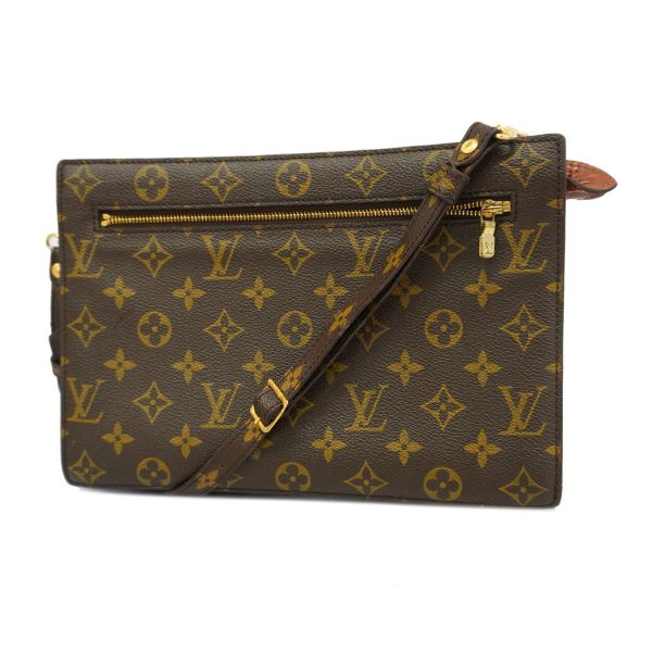 1240001049034 1 Louis Vuitton Enghien Monogram Shoulder Bag Brown