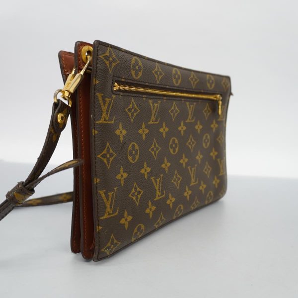 1240001049034 2 Louis Vuitton Enghien Monogram Shoulder Bag Brown