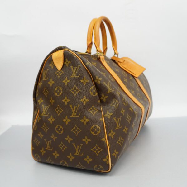 1240001049055 2 Louis Vuitton Monogram Keepall Bag Brown