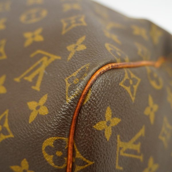 1240001049056 15 Louis Vuitton Keepall 55 Monogram Bag Brown