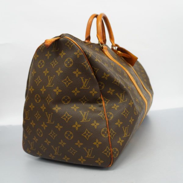 1240001049056 2 Louis Vuitton Keepall 55 Monogram Bag Brown