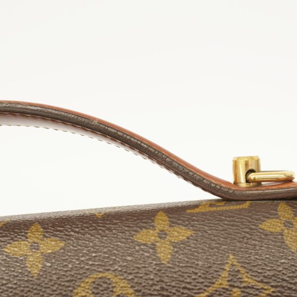 1240001049063 13 Louis Vuitton Monceau 26 Monogram Two Way Bag Brown