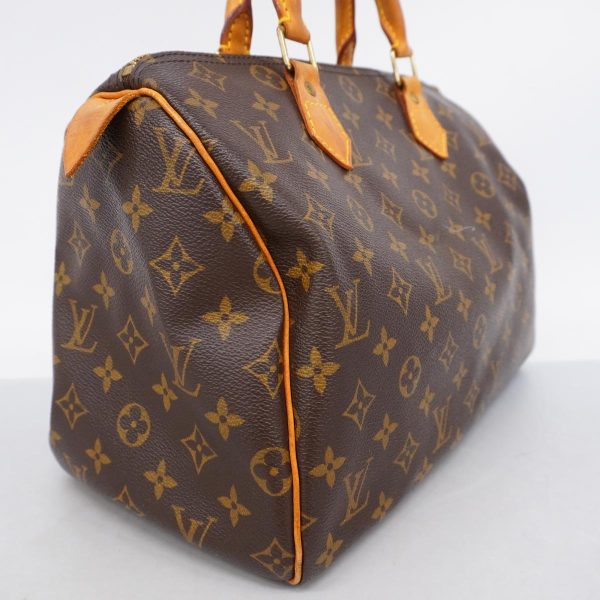 1240001049080 2 Louis Vuitton Speedy 30 Monogram Handbag Brown