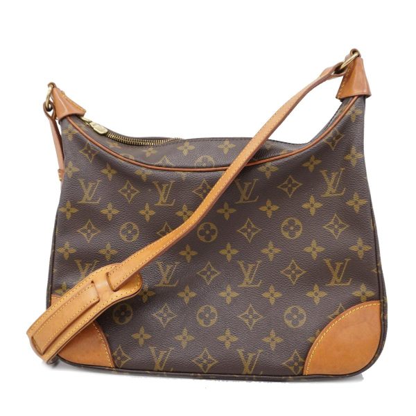 1240001049090 1 Louis Vuitton Boulogne 30 Monogram Shoulder Bag Brown