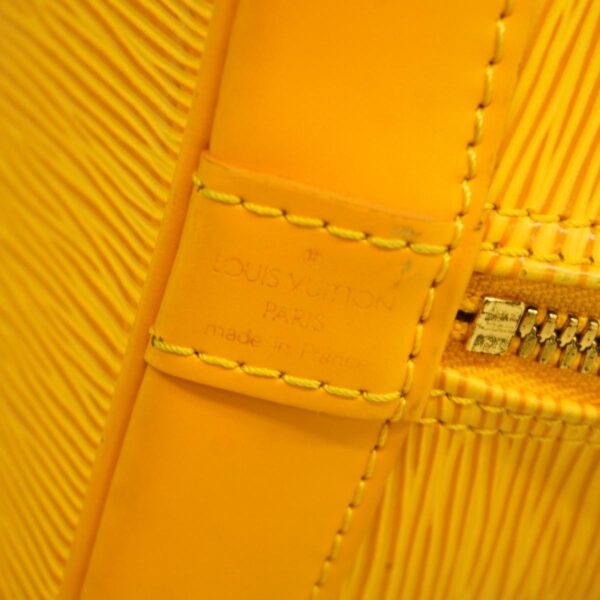 1240001049100 5 Louis Vuitton Epi Alma Handbag Jaune