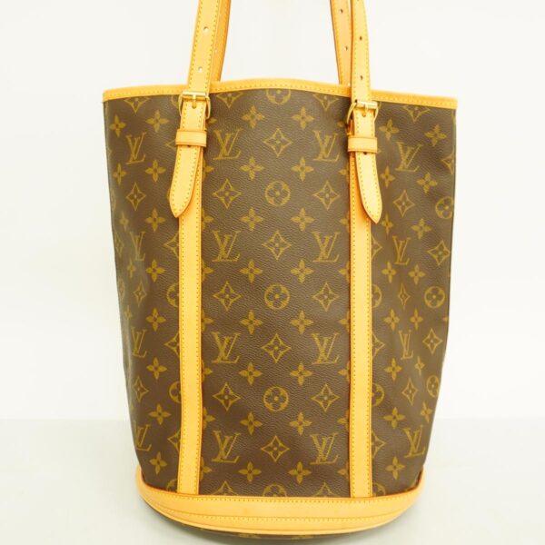 1240001049102 16 Louis Vuitton Monogram Bucket GM Tote Bag Brown