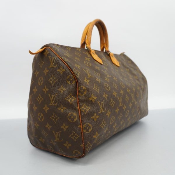 1240001049120 2 1 Louis Vuitton Speedy 40 Monogram Handbag Brown