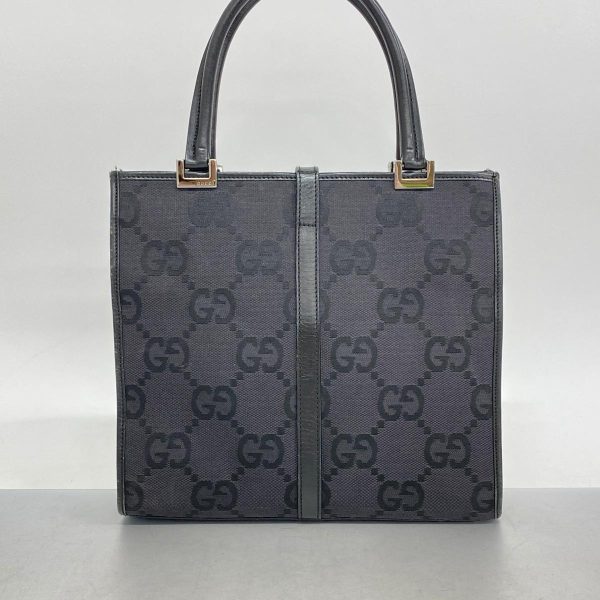 1240001049158 16 Gucci Jackie Jumbo Gg Handbag Black