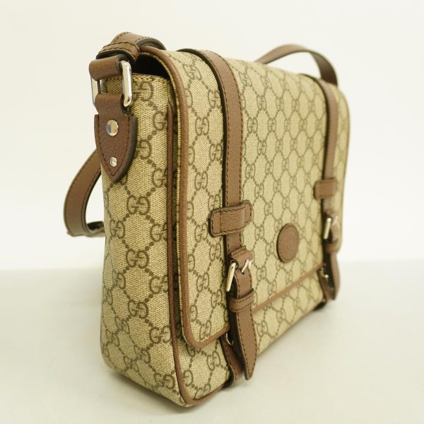 1240001049189 2 Gucci Gg Supreme Shoulder Bag Brown