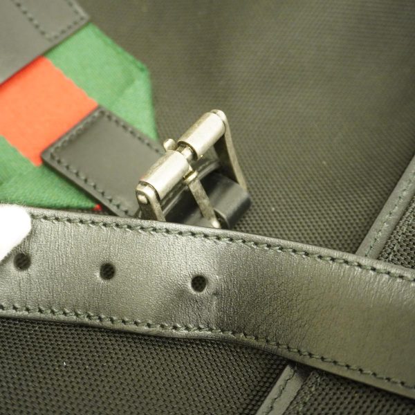 1240001049190 12 Gucci Sherry Line Rucksack Black