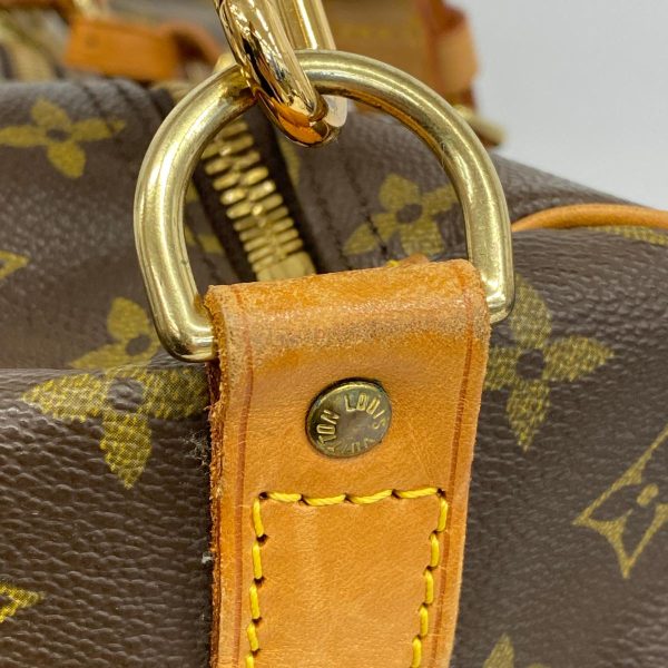 1240001049214 11 Louis Vuitton Keepall Bandouliere 60 Monogram Bag Brown