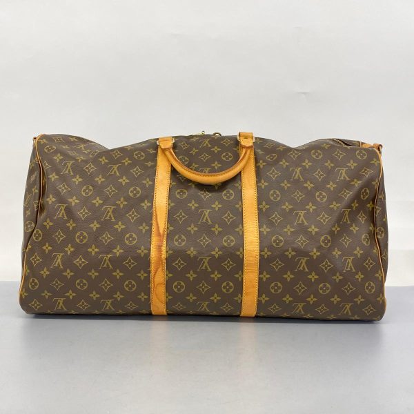 1240001049214 13 Louis Vuitton Keepall Bandouliere 60 Monogram Bag Brown