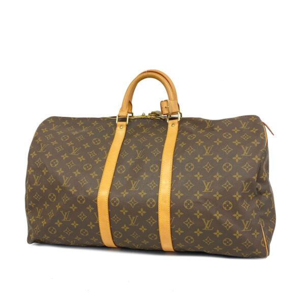 1240001049215 1 Louis Vuitton Monogram Keepall Bag Brown