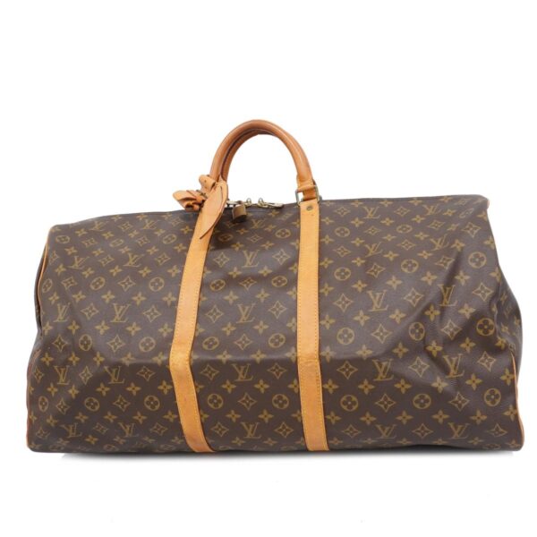 1240001049228 1 Louis Vuitton Monogram Keepall Bag Brown