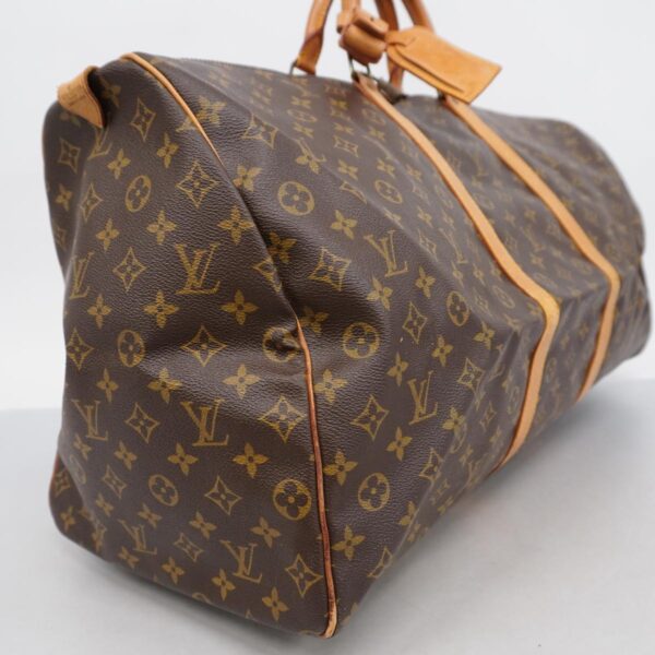 1240001049228 2 Louis Vuitton Monogram Keepall Bag Brown