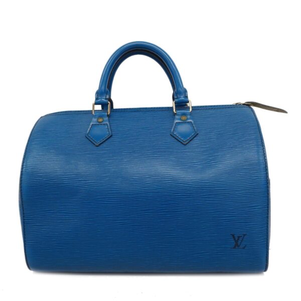 1240001049233 1 Louis Vuitton Epi Speedy Handbag Toledo Blue