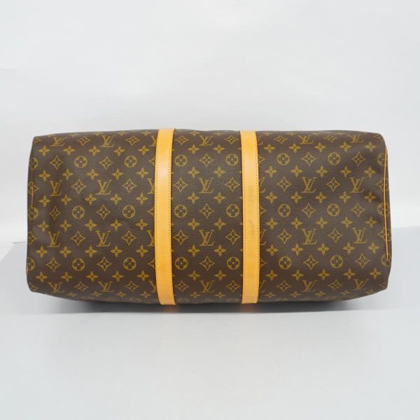 1240001049250 3 Louis Vuitton Keepall 55 Monogram Bag Brown