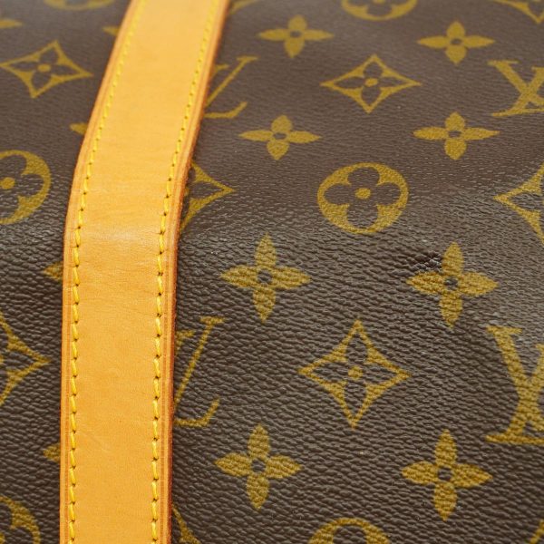 1240001049250 7 Louis Vuitton Keepall 55 Monogram Bag Brown