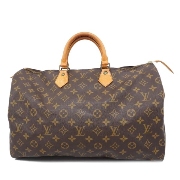 1240001049255 1 Louis Vuitton Monogram Speedy Handbag Brown