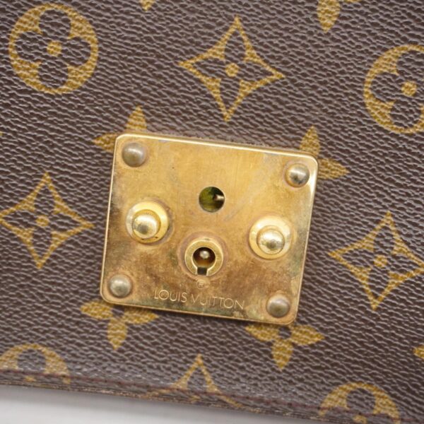 1240001049256 12 Louis Vuitton Monogram Concorde Handbag Brown