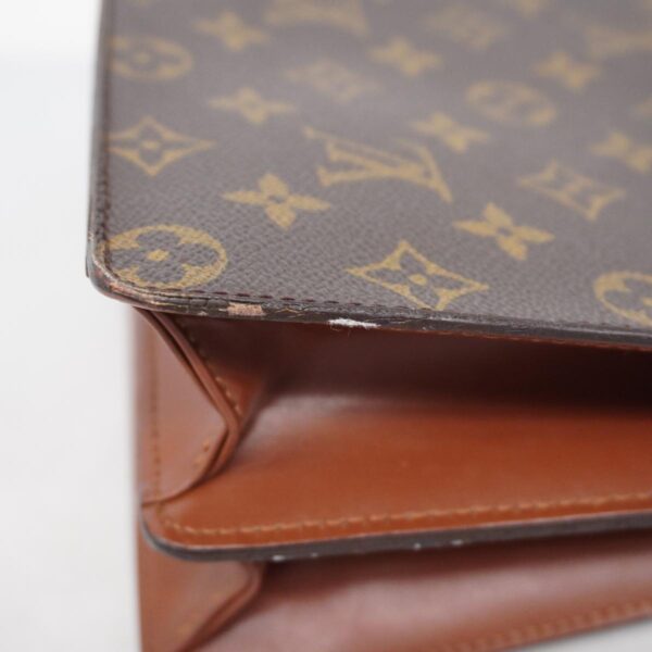 1240001049256 7 Louis Vuitton Monogram Concorde Handbag Brown