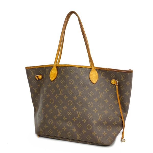 1240001049264 1 Louis Vuitton Monogram Neverfull MM Tote Bag Brown