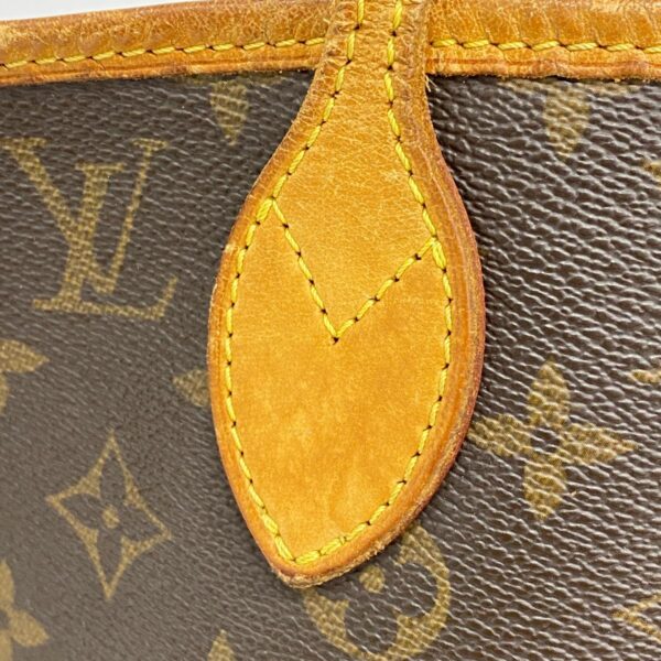 1240001049264 12 Louis Vuitton Monogram Neverfull MM Tote Bag Brown