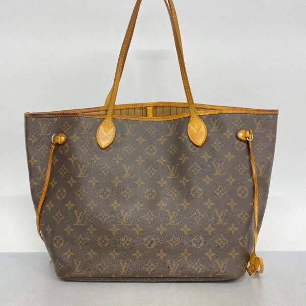 1240001049264 15 Louis Vuitton Monogram Neverfull MM Tote Bag Brown