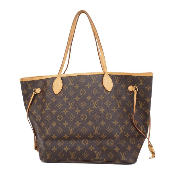 1240001049268 1 Louis Vuitton Neverfull Mm Monogram Tote Bag Brown