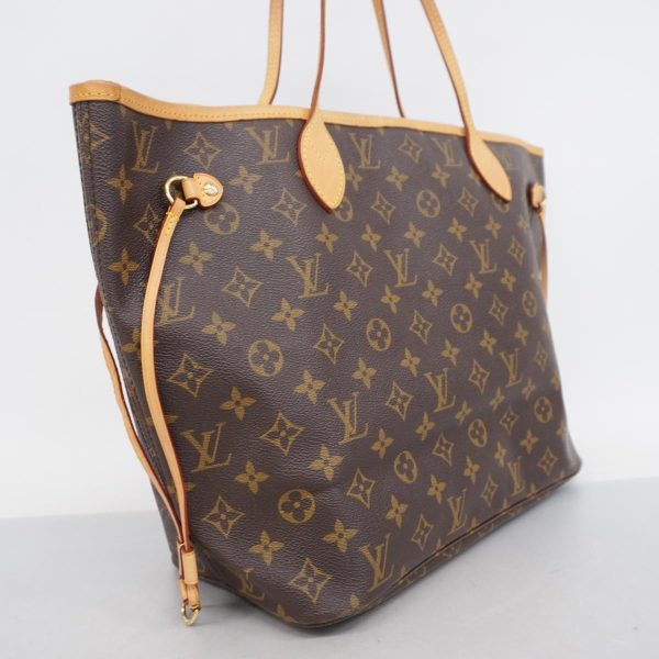 1240001049268 2 Louis Vuitton Neverfull Mm Monogram Tote Bag Brown