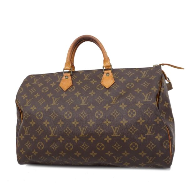 1240001049269 1 Louis Vuitton Monogram Speedy Handbag Brown