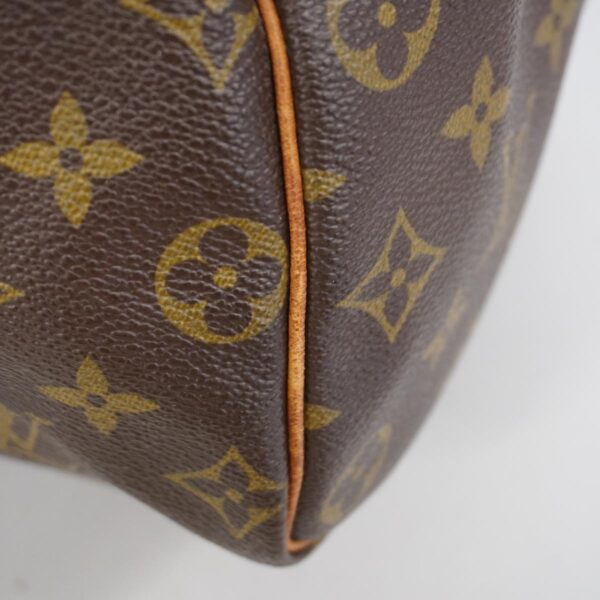 1240001049269 12 Louis Vuitton Monogram Speedy Handbag Brown