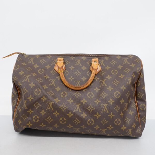 1240001049269 16 Louis Vuitton Monogram Speedy Handbag Brown