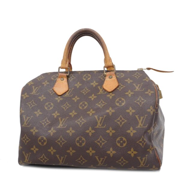 1240001049270 1 Louis Vuitton Monogram Speedy Handbag Brown