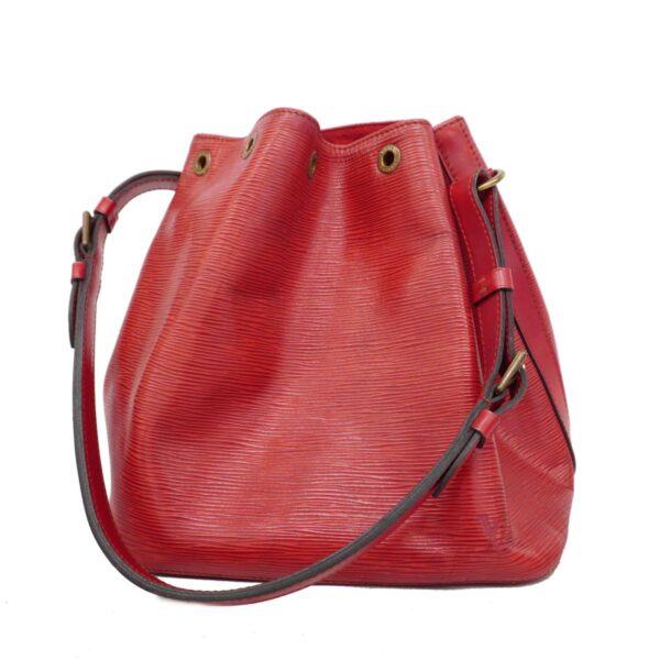 1240001049271 1 Louis Vuitton Epi Petit Noe Shoulder Bag Castilian Red