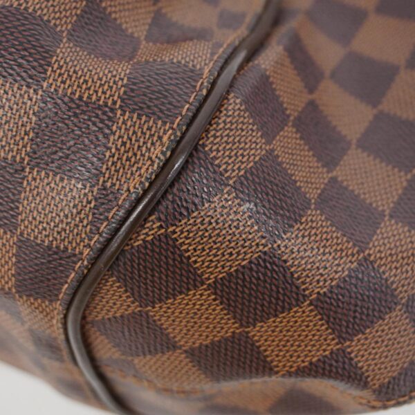 1240001049272 13 Louis Vuitton Damier Sistina GM Shoulder Bag Ebene