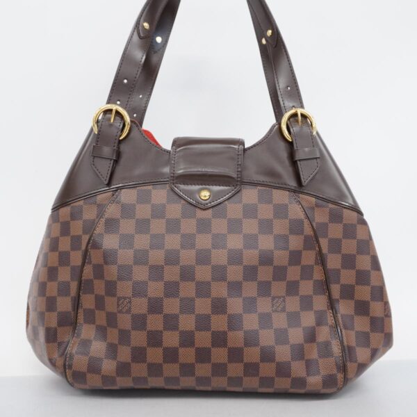 1240001049272 14 Louis Vuitton Damier Sistina GM Shoulder Bag Ebene