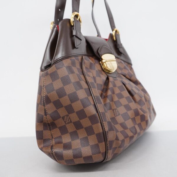 1240001049272 2 Louis Vuitton Damier Sistina GM Shoulder Bag Ebene