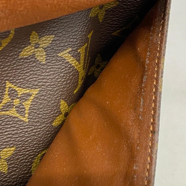 1240001049277 11 Louis Vuitton Monogram Genefeuille GM Shoulder Bag Brown