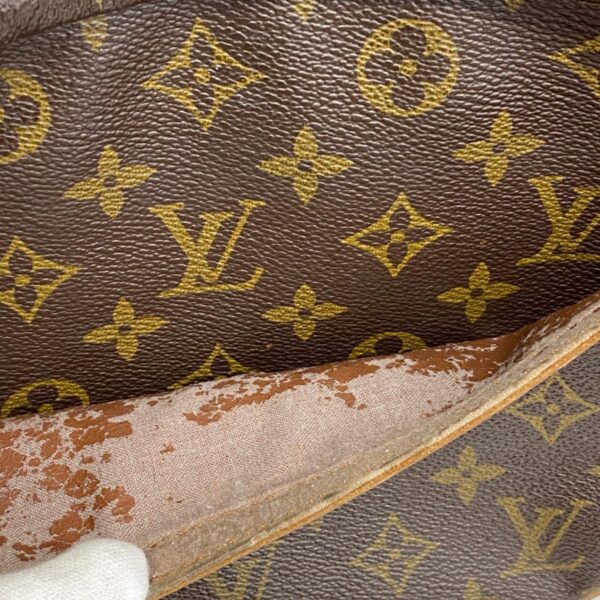 1240001049277 7 Louis Vuitton Monogram Genefeuille GM Shoulder Bag Brown